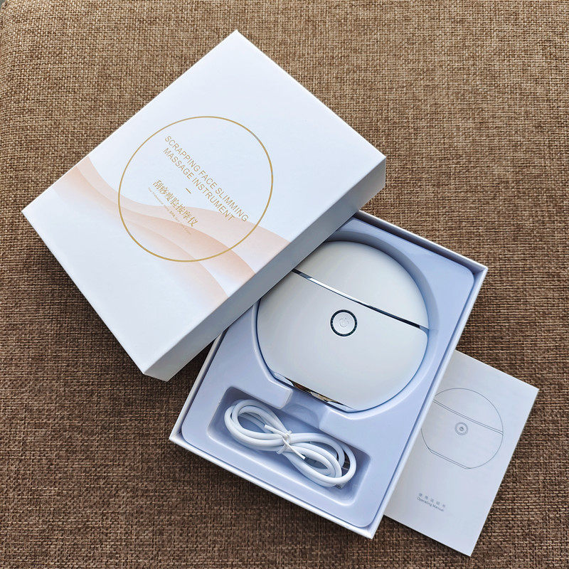 电动加热刮痧板瘦脸提拉面部颈部身体淋巴疏通家用刮痧仪震动彩光