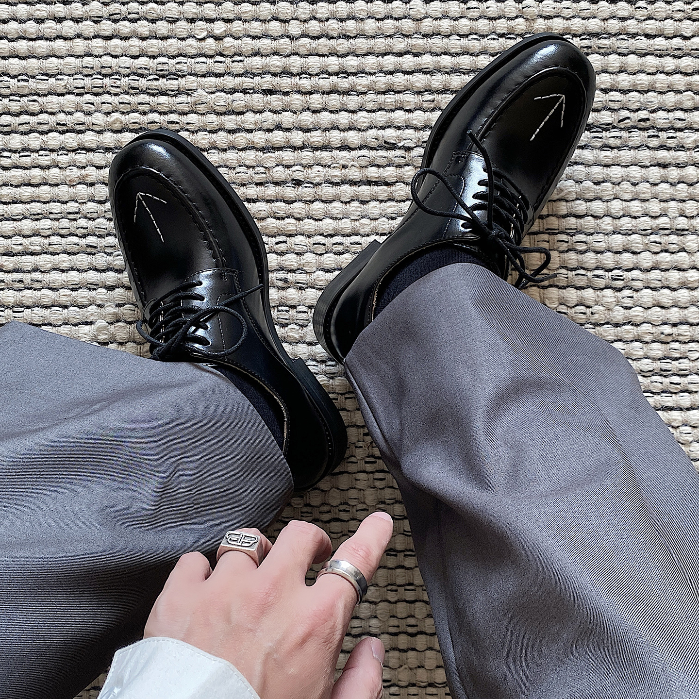 德比社2025秋季男士商务正装皮鞋