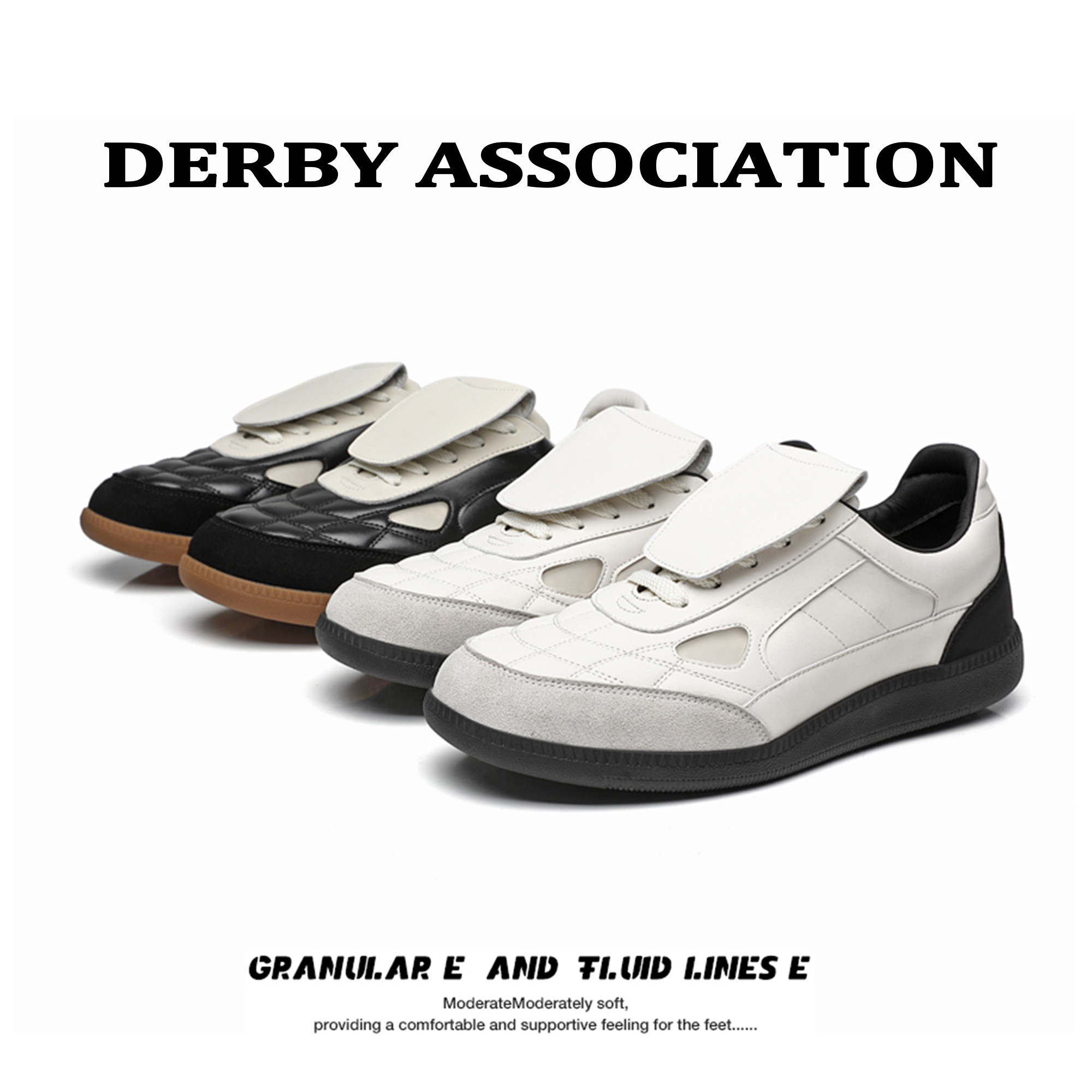 25ss头层牛皮复古德训鞋