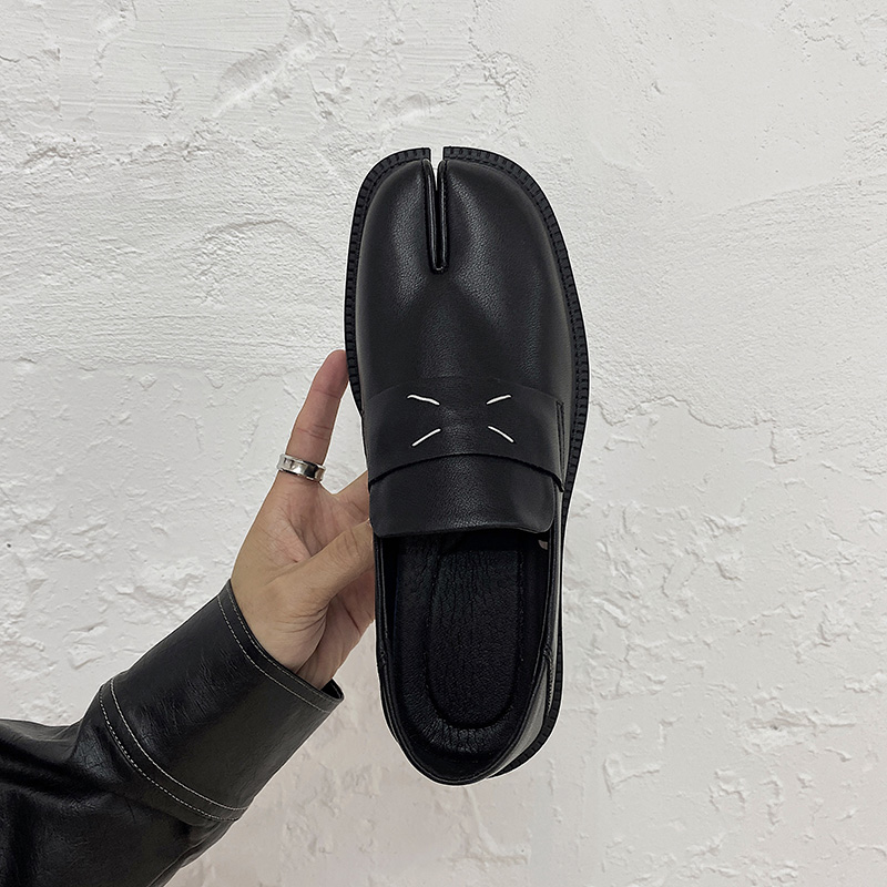 DERBY分趾鞋休闲皮鞋马蹄鞋