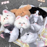 咚咚研究所原创团团汪萨摩耶边牧金毛小狗挂件可爱狗玩偶团子礼物
