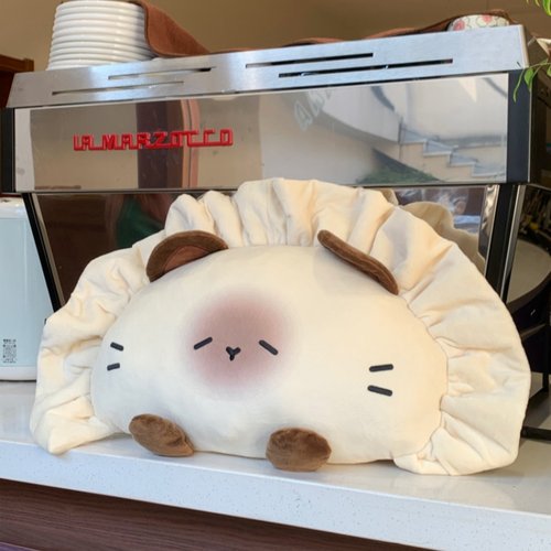 咚咚研究所原创暹罗饺子小猫咪靠枕可爱暹罗猫咪抱枕节日礼物