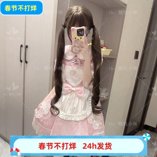 【心动循环】糯叽小咪全头套假发女82cm甜妹萝莉少萝Lolita长卷发