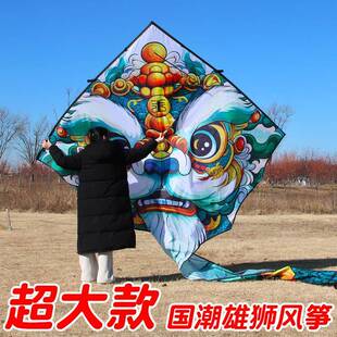 风筝大人专用巨型特大号成人高档大型醒狮风筝大人专用微风易飞专