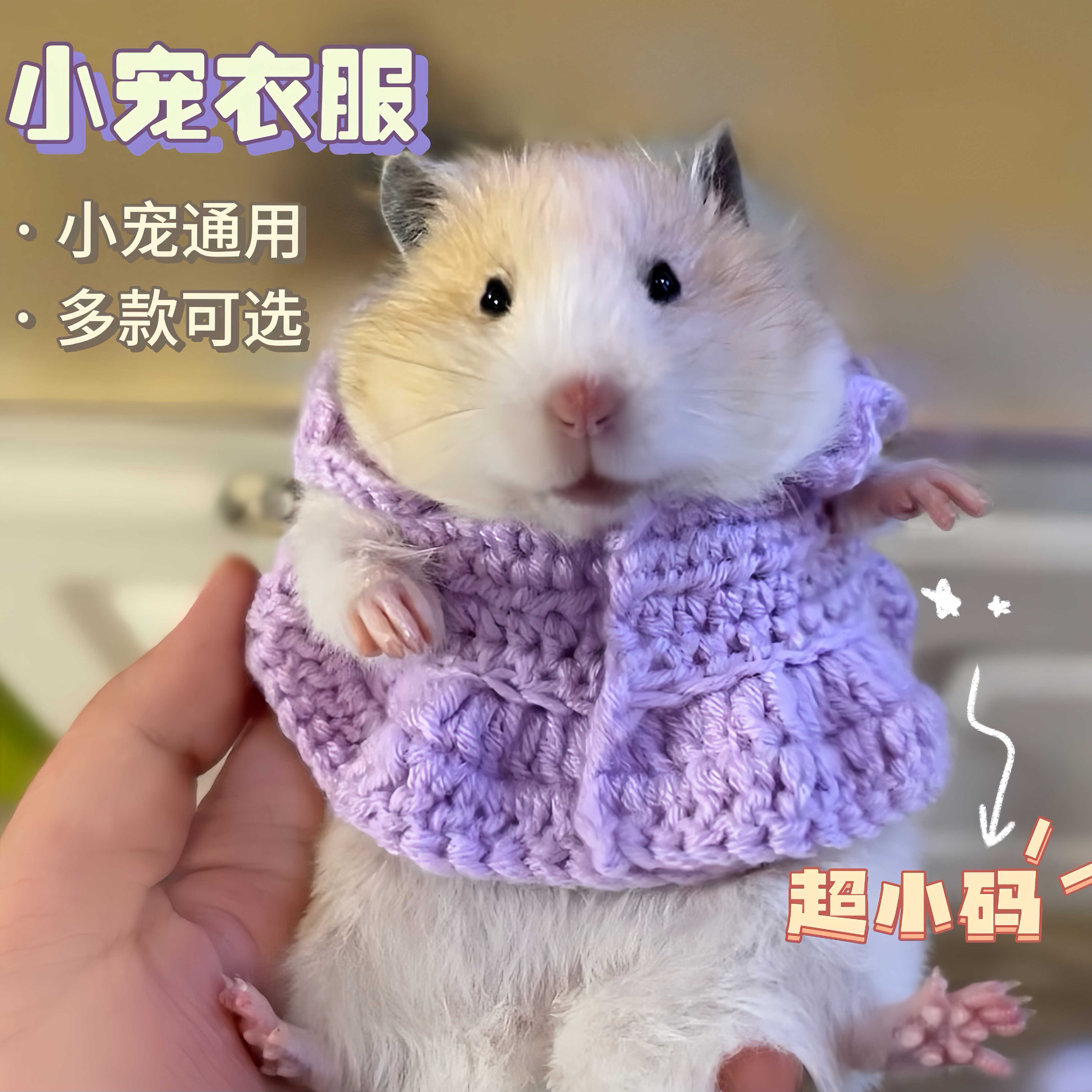 仓鼠小衣服仓鼠金丝熊小裙子荷兰猪花枝鼠松鼠蜜袋鼯宠物迷你小衣
