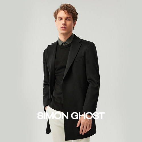 中长款毛呢大衣SIMONGHOST