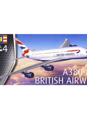 天易 Revell/利华拼装客机 03922 A380-800 英国客机空客 1/144