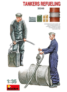 天易模型 Miniart 35348 1/35 加油状态坦克兵