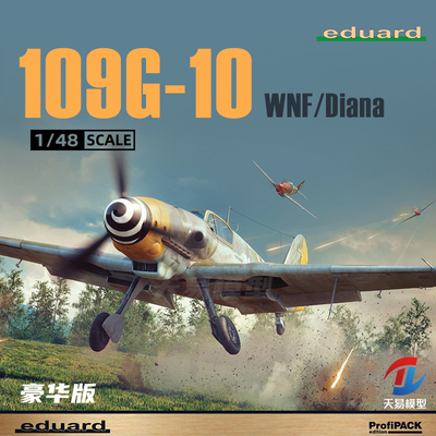 天易模型 牛魔王拼装飞机 82161 109G-10 WNF/Diana 豪华版 1/48