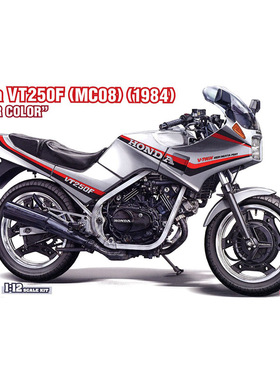 天易模型 长谷川 1/12 本田 VT250F (MC08) (1984)“银色” 21771