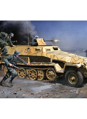 天易模型 爱德美拼装战车13540 Sd.kfz.251/1 Ausf.C半履带装甲车