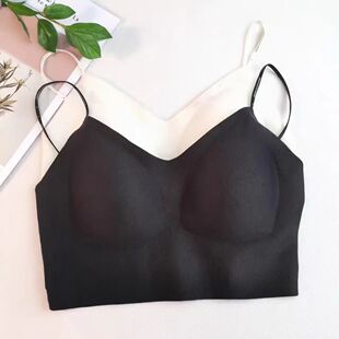 香蜜闺秀26127014女士美搭美背心短款 带胸垫舒适柔软简约百搭吊带