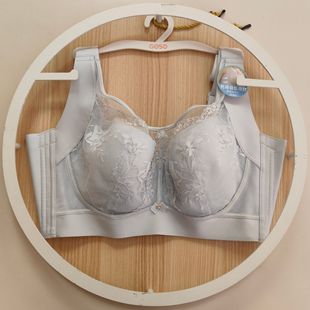 香蜜闺秀25112042D杯记忆钢圈固定不晃动大胸显小收副乳调整文胸