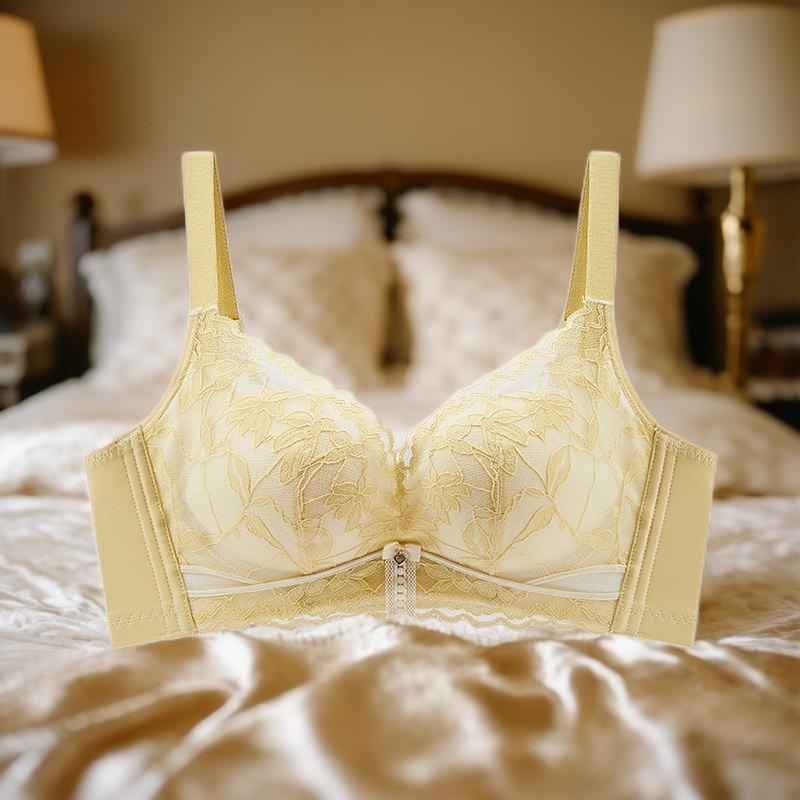 无钢圈聚拢内衣女薄款