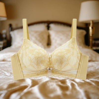 无钢圈聚拢内衣女薄款