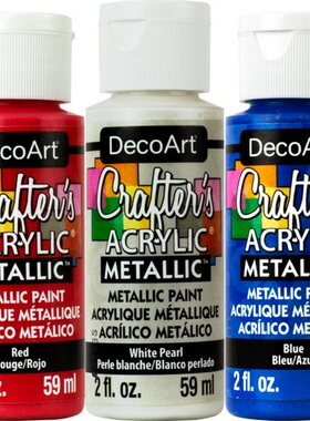 DCA01-36美国DecoArt进口无毒环保哑光石膏蜡烛积木彩绘丙烯颜料