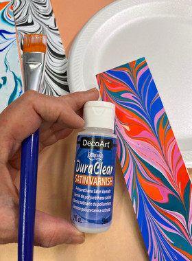 美国DecoArt丙烯颜料封层哑光亮光消光粘土石膏光油封底剂保护剂