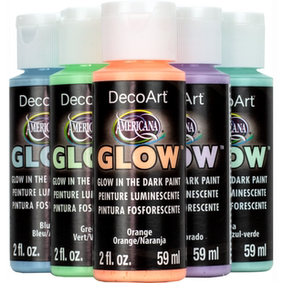 DA379 DA383美国DecoArt进口水性丙烯颜料DA荧光色彩绘积木DIY