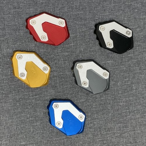 适用于宝马F750GS F850GS R1200GS LC改装边撑加大座脚垫脚撑加宽