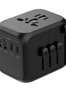 旅行充电器USB带Type C插座美规欧规英规澳规3092A2C多功能充电座