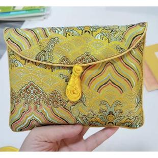 特卖DIY佛经包装首饰袋包书布收纳袋防尘高档织锦缎双层手抄经书