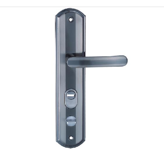 老式大门锁拉手防盗门锁把手室内房门装甲门锁入户家用通用型套装