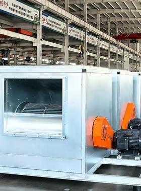 离心式消防排烟风机HTFC柜式单双速防爆低噪声抽风排风净化风机箱