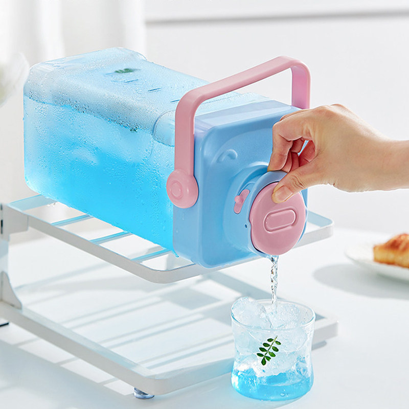冰箱冷水壶耐高温凉水壶家用食品级冷泡茶壶水果茶桶高颜值饮料桶