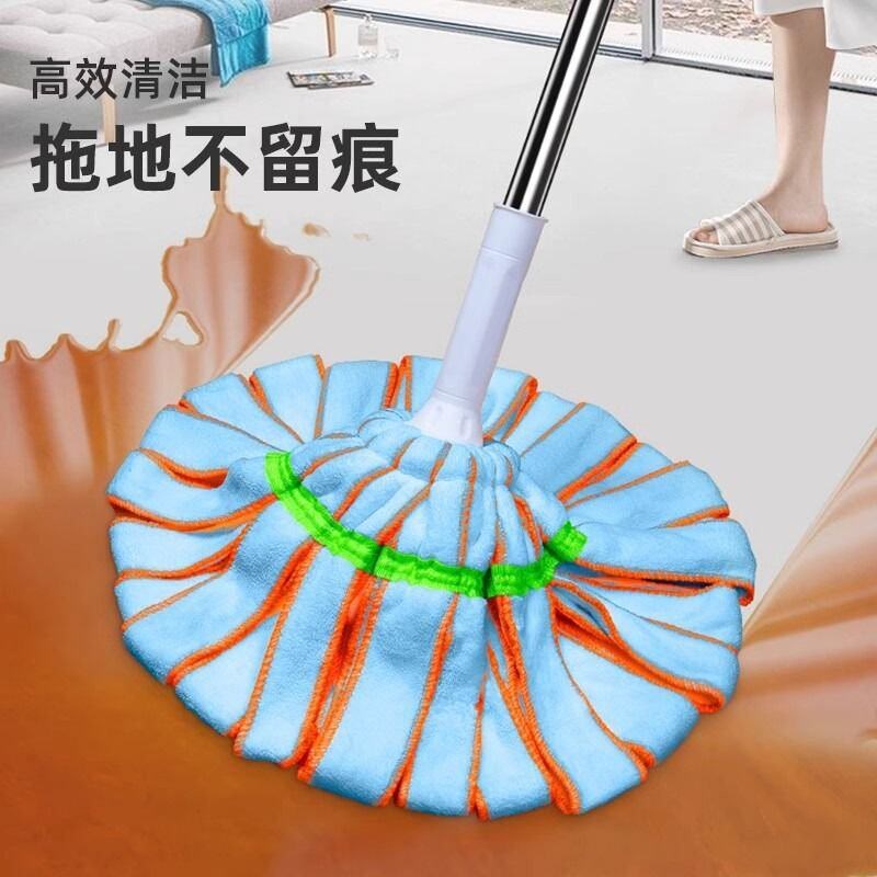 速发免手洗拖把家用老式毛巾布条懒人旋转棉拖地神器拧水吸水手拧
