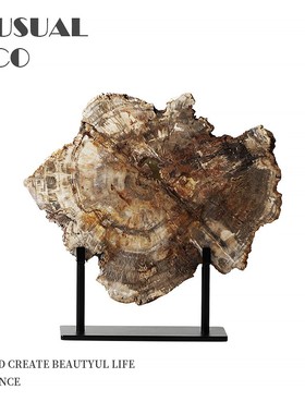 速发新书式木屏风摆件样板房售楼书处柜中房软装饰品摆设