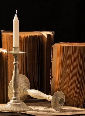 速发复古烛旧铁艺做台欧意创式餐厅台摆件家居装饰婚礼摆设