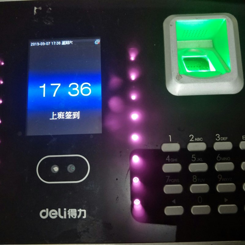 速发奕诺考勤机补纹到 中控考签机 指勤人脸机 人脸通