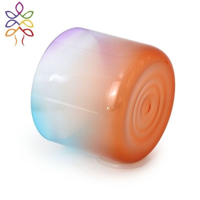 速发彩色水晶歌唱碗音乐碗水晶钵瑜伽减压打击愈合歌唱碗