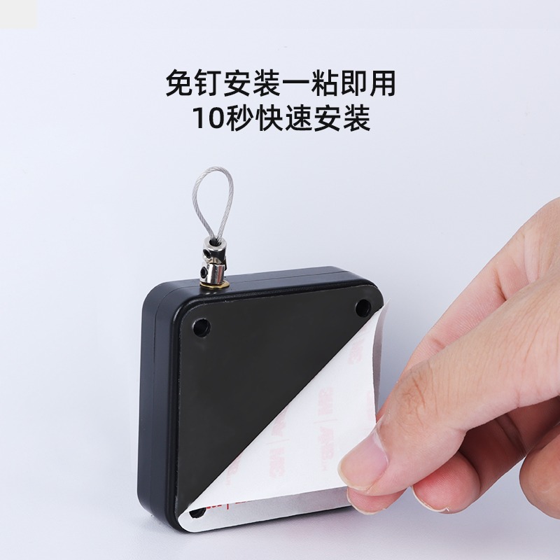 速发门吸闭门器免打孔拉门玻璃门缓冲阻尼器隐藏式自动回弹关门装