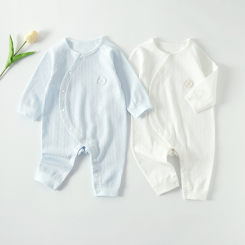 速发宝宝连体衣春无秋骨6新生儿衣服家居服睡衣5婴儿哈衣爬服春装