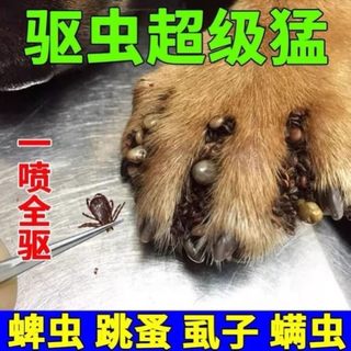 【一喷就掉】狗狗驱虫药去跳蚤虱子蜱虫杀虫剂专用宠物猫体外喷雾