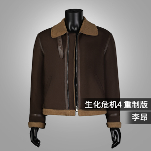 星雨辰 里昂cos服生化危机4cos里昂外套游戏二次元漫服舞台表演服