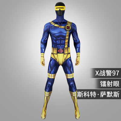 星雨辰X战警97镭射眼演出服