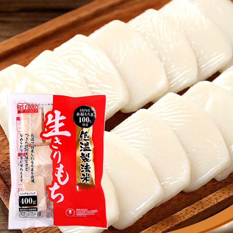 日本进口爱丽思拉丝年糕块手工日式年糕糯米火锅烤日式红豆汤400g