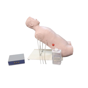 CXC111胸腔闭式引流术训练模型机械呼吸装置气胸及液脓胸闭式引流术护理示教人体模型胸腔穿刺