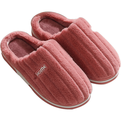 棉拖鞋女士毛毛绒秋冬季