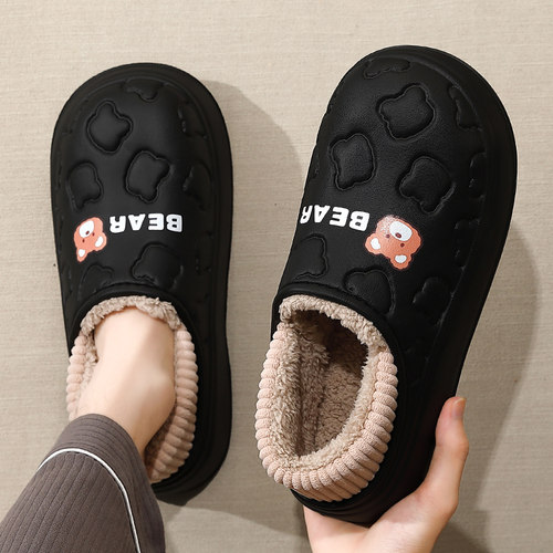 防水棉拖鞋男士冬季2025新款