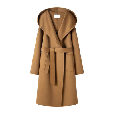 D.Ladies 【戛纳之夜】巫师帽长款外套加厚秋冬双面毛呢大衣