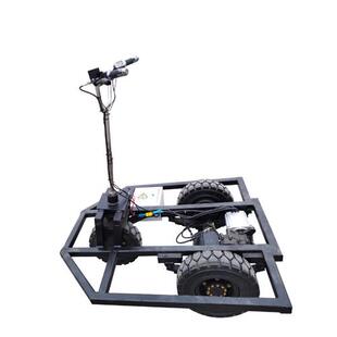 电动仿生花车底盘定制外表演电动车架公园游览花车厂家