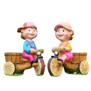 花盆花缸造景庭院花园摆件户外雕塑别墅装 饰卡通蜜蜂摆设花缸庭院