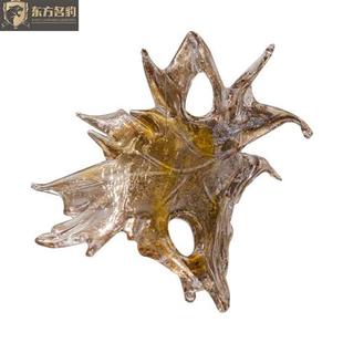 非标定制酒店工程吊灯创意艺术造型设计枫叶吊灯客厅卧室玻璃吊灯