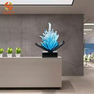 冰晶内雕方体水晶工艺品水晶摆件模型定做纪念品礼品创意内雕