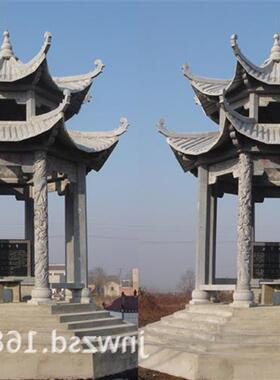墓地石雕龙亭图片公园大理石亭子供应商景区花岗岩石材亭子报价