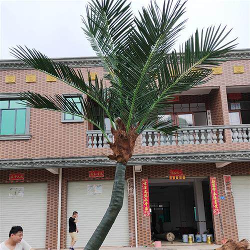 椰子树仿真室外景观装饰玻璃钢椰树酒店园林绿化工程仿真椰子树