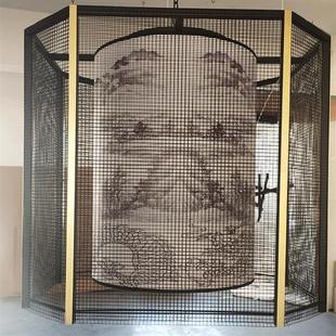 厂家设计非标民宿中式 六边形大吊灯 吊灯酒店旅馆展厅复古新中式